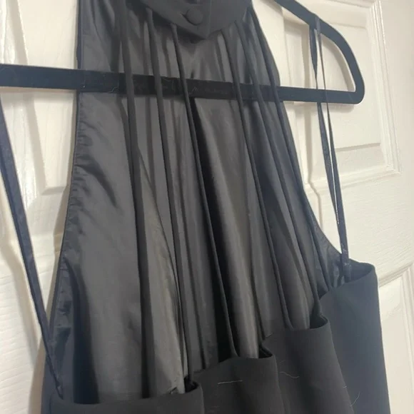 Black crêpe party dress - Picture 5 of 5